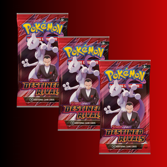 Destined Rivals Booster 3 Pack Bundle Pokemon - SV10